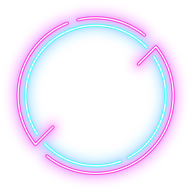 Futuristic Neon Frame